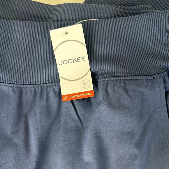 Jockey Women's EVERACTIVE Jogger Navy Blue NWT 3X Athleisure Pants Lounge Comfy - Picture 13 of 14